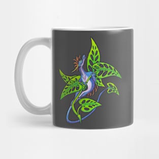 Dragon and Cheese Leaves Mug